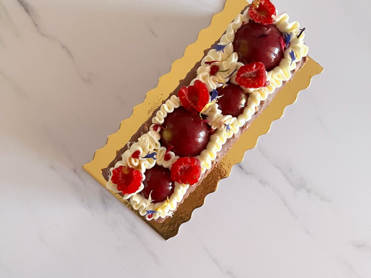 Travel cake vaniglia e lamponi