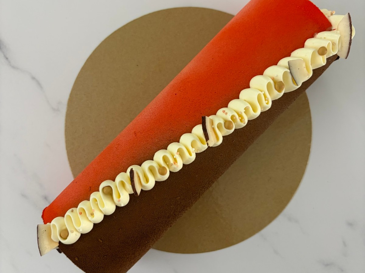 Buche cocco, castagne e frutto della passione